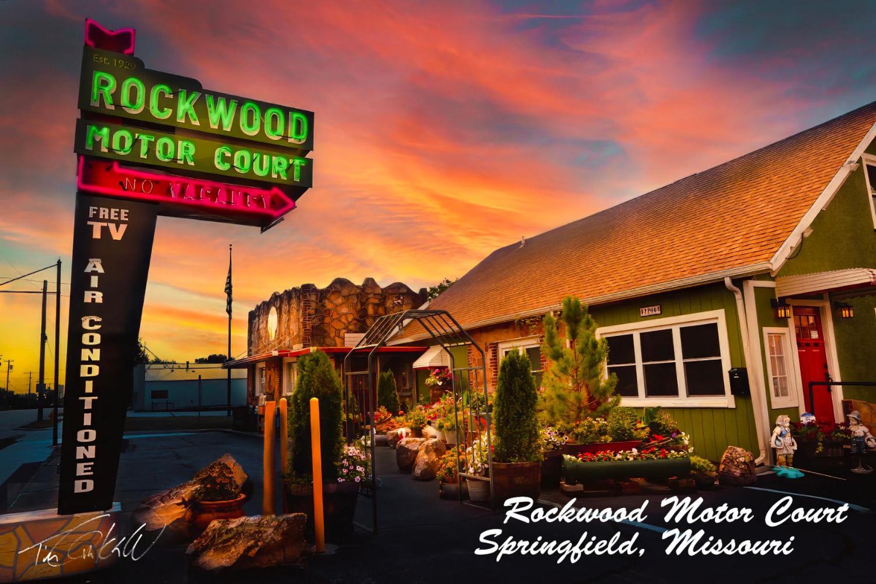 Rockwood Motor Court Motel Springfield Exterior foto